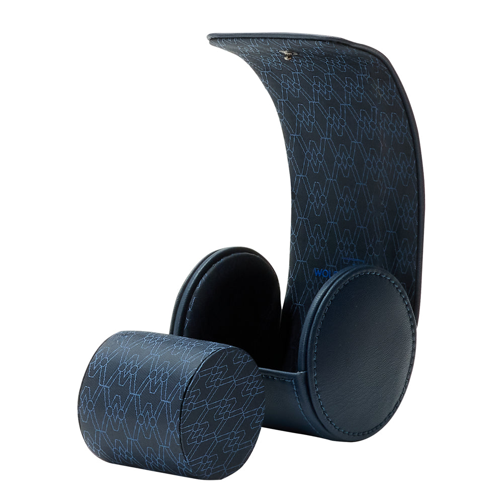 WOLF 1834 Earth Single Watch Roll – Midnight Blue (Apple Leather, 1 Watch) - Image 4