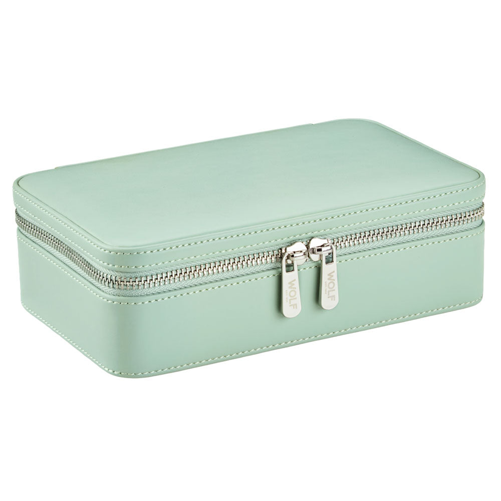 WOLF 1834 X Liberty Medium Zip Case – Sage Green - Image 2