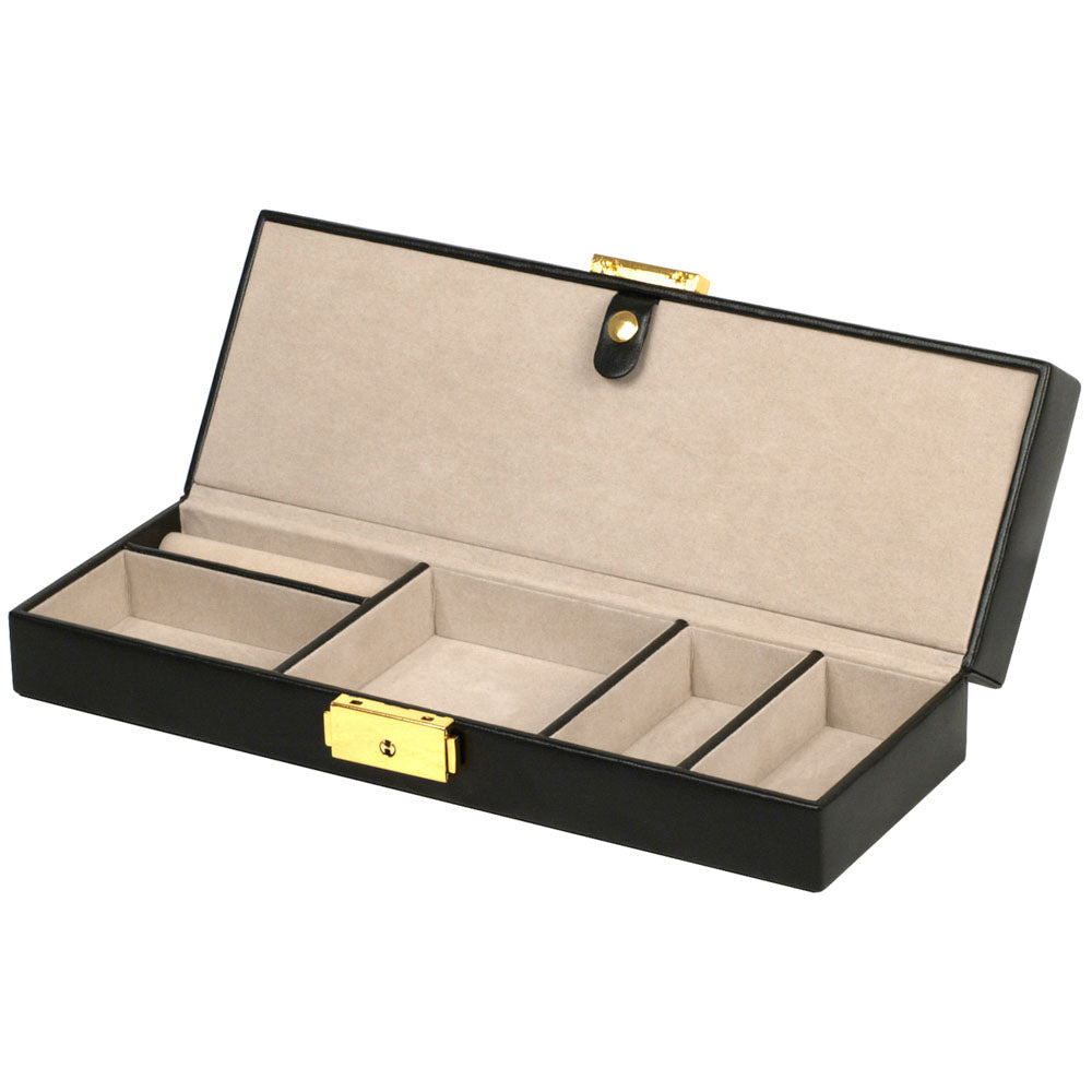 WOLF 1834 Heritage Safe Deposit Jewelry Case – Black - Image 2