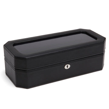 WOLF 1834 Windsor 5-Piece Watch Box – Black/Purple - Image 1