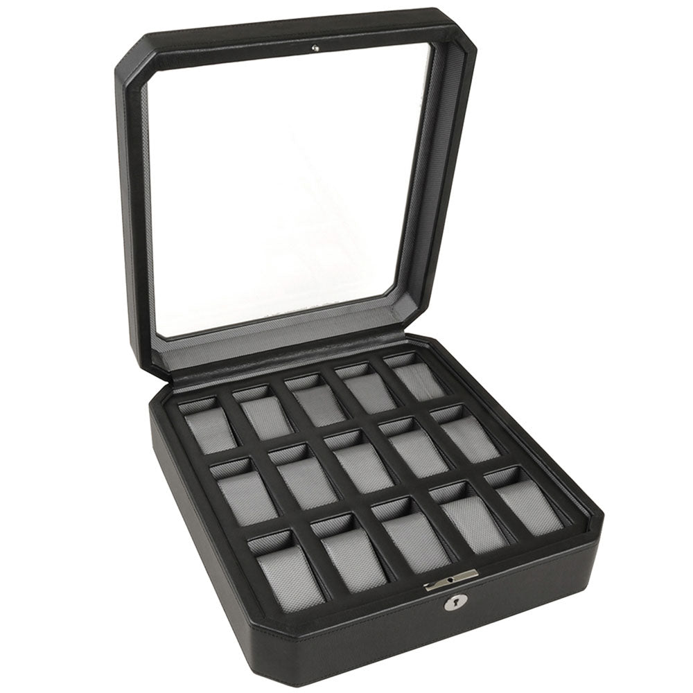 WOLF 1834 Windsor 15-Piece Watch Box – Windsor Black - Image 3