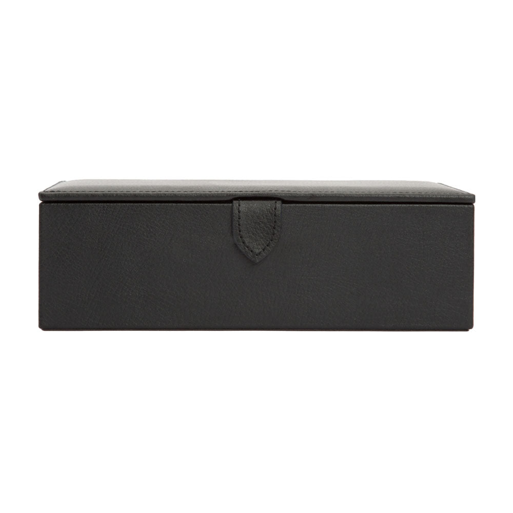 WOLF 1834 Blake Shoe Shine Kit – Black/Purple Top-Grain Leather Travel Case - Image 1