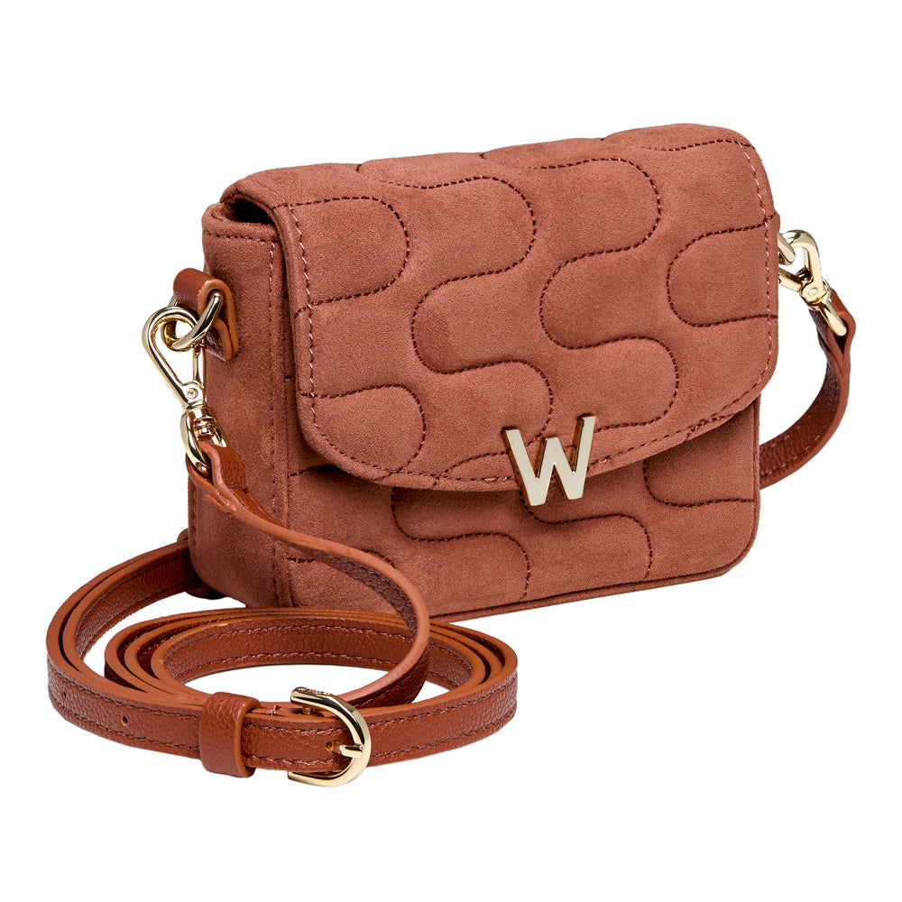 WOLF 1834 Mimi Swirl Mini Bag – Nutshell Brown - Image 2