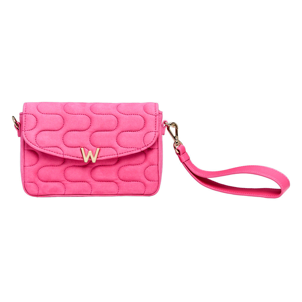 WOLF 1834 Mimi Swirl Cross Body Bag with Scarf – Pink Flash - Image 5
