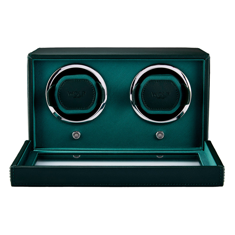 WOLF 1834 Cub Double Watch Winder with Cover – Green - Image 4