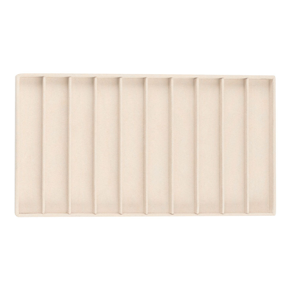 WOLF 1834 Necklace Insert – Beige, 10-Compartment Vault Tray with LusterLoc™ - Image 2