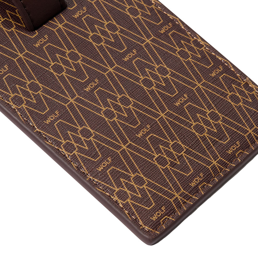 WOLF 1834 Signature Luggage Tag – Brown - Image 4