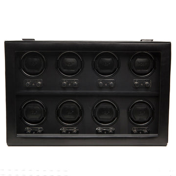 WOLF 1834 Heritage 8-Piece Watch Winder – Black - Image 1
