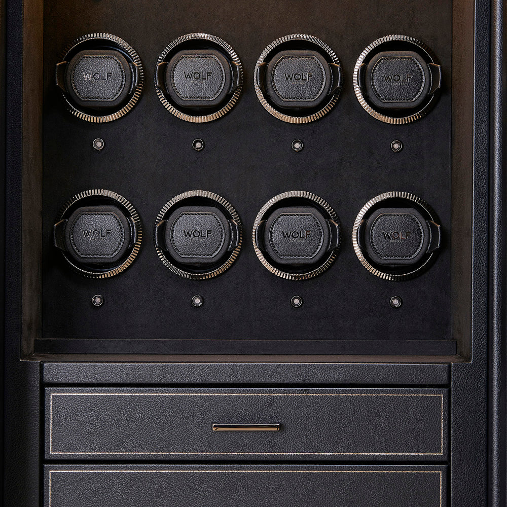 WOLF 1834 Athos 20-Piece Watch Winder Safe – Black - Image 3