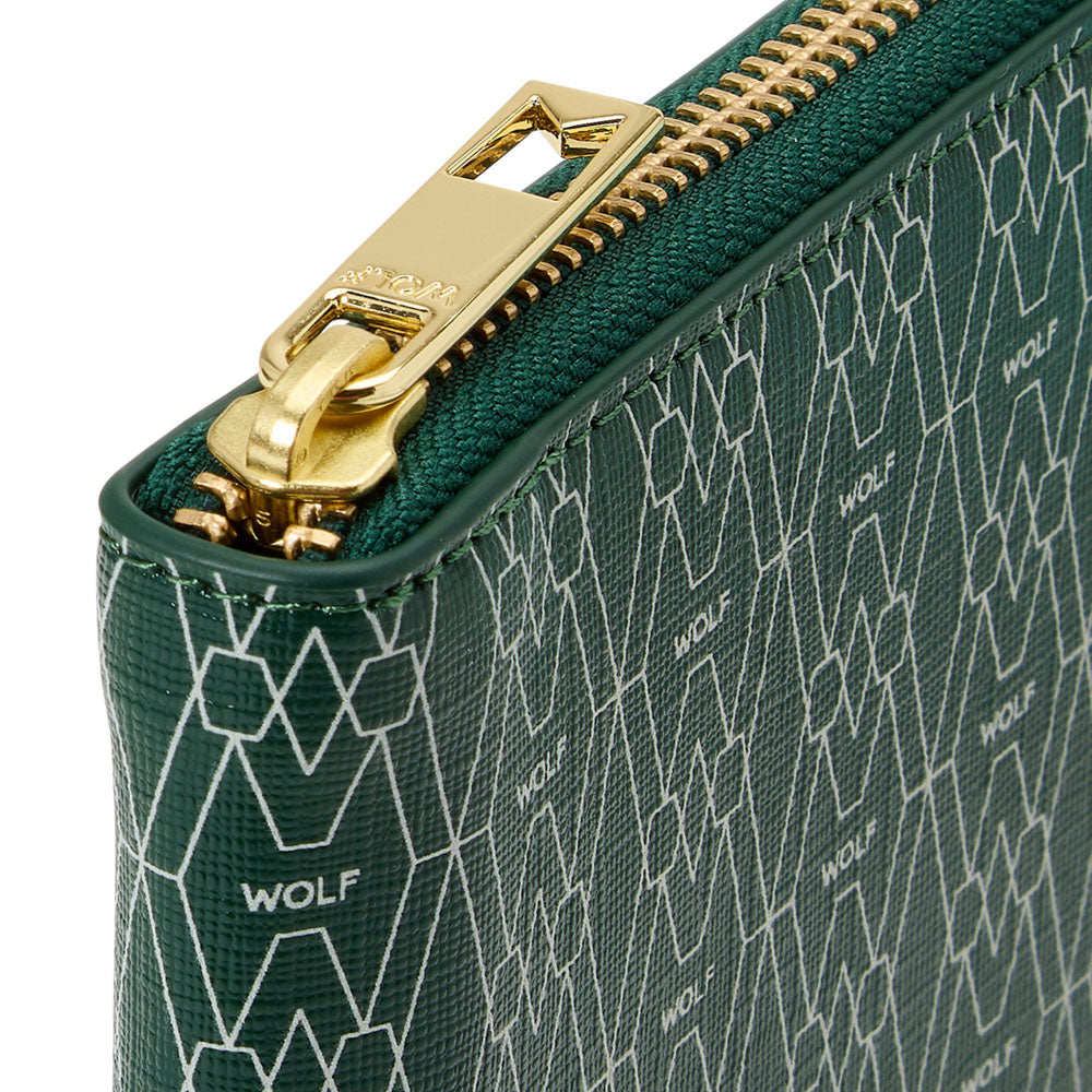 WOLF 1834 Signature Zip Wallet - Green - Image 4