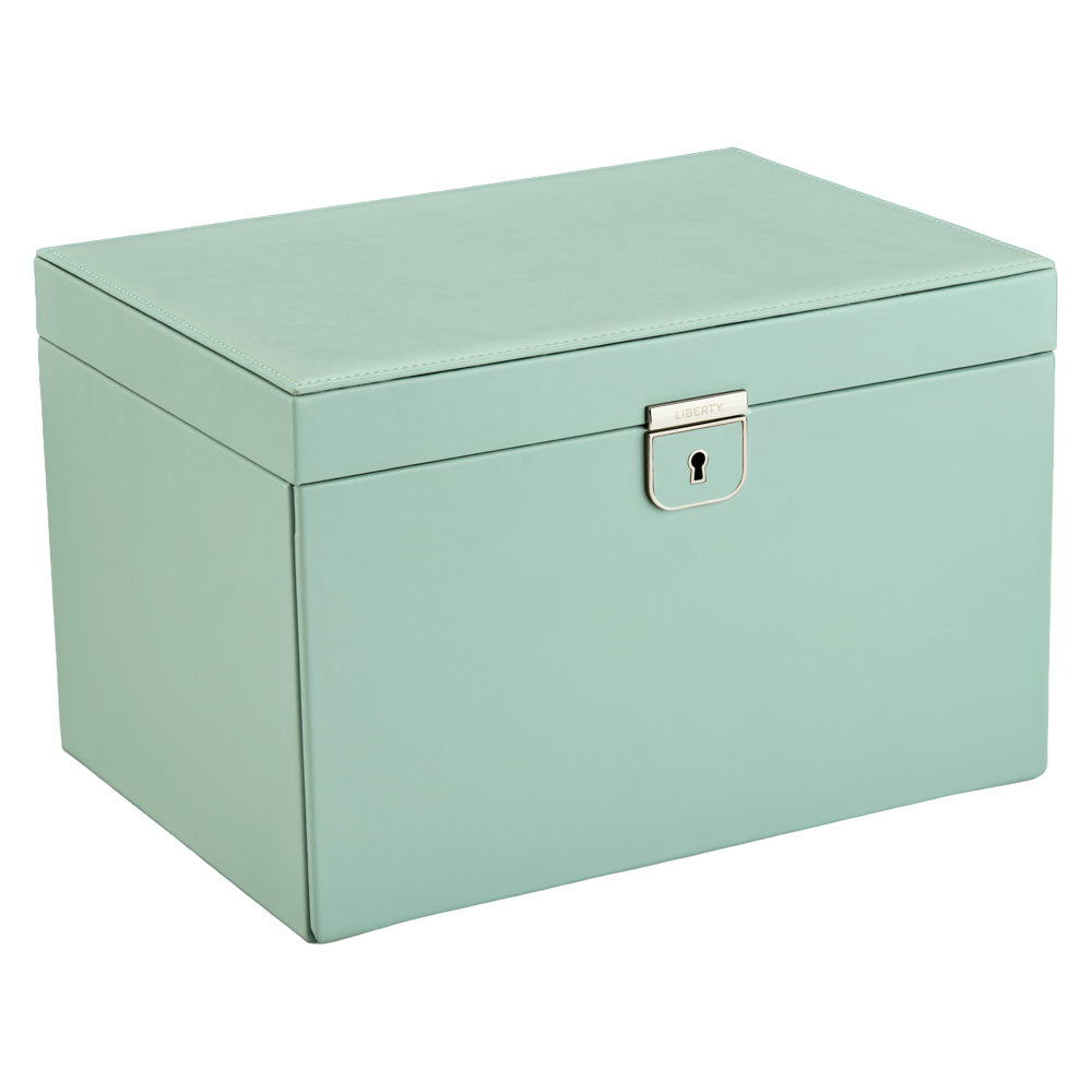 WOLF 1834 X Liberty Large Jewelry Box – Sage Green - Image 2