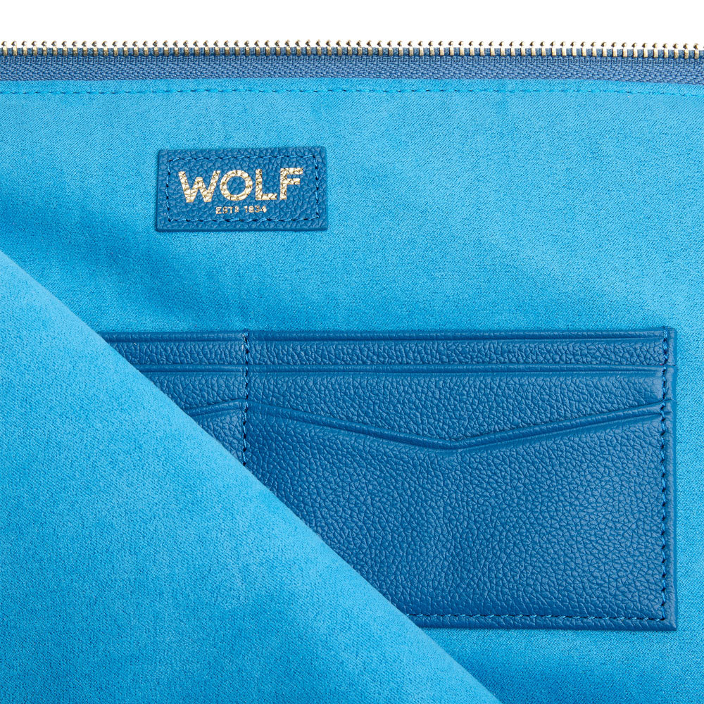 WOLF 1834 Mimi Laptop Sleeve 13" with Handle – Marine - Image 4