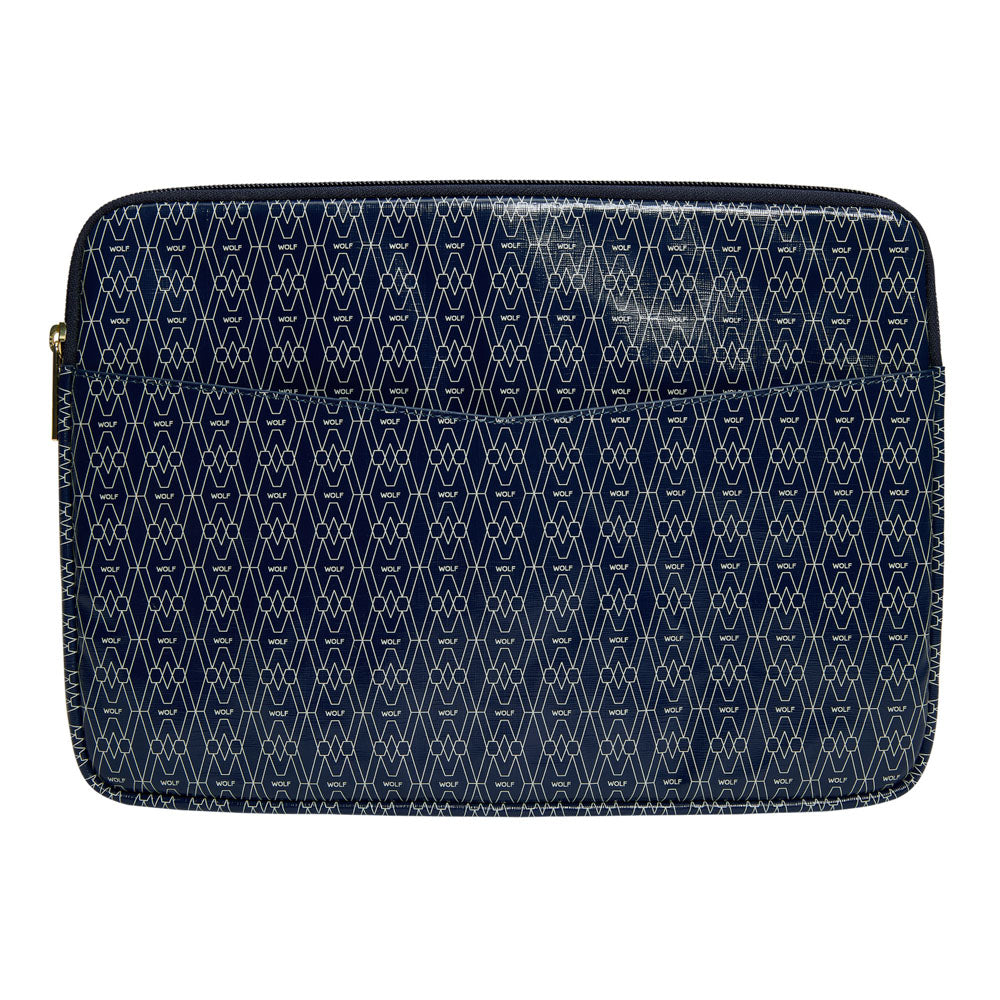 WOLF 1834 Signature Laptop Zip Case – Blue (13.5") - Image 1
