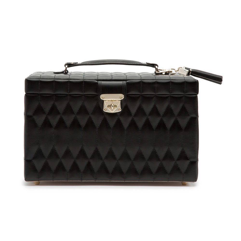 WOLF 1834 Caroline Large Jewelry Case - Black - Image 1