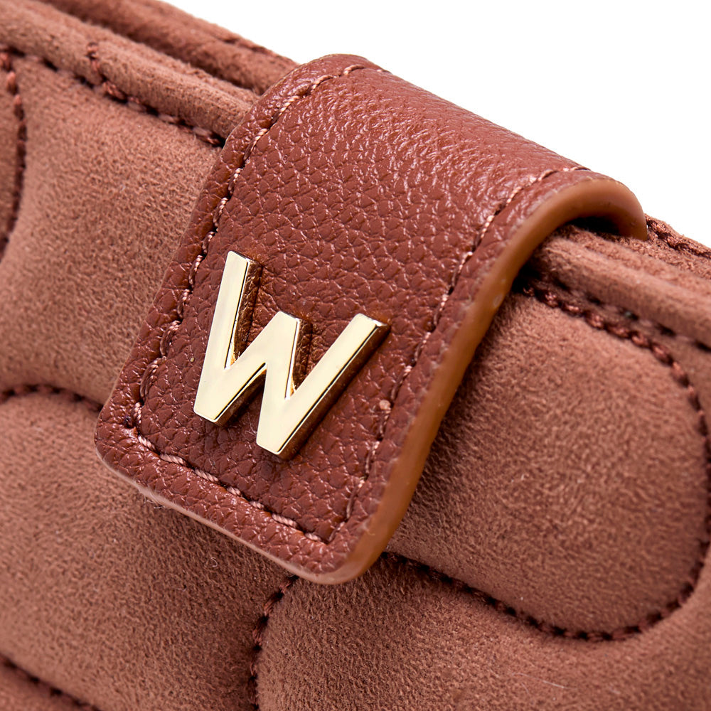 WOLF 1834 Mimi Swirl Card Case with Detachable Wristlet - Nutshell Brown - Image 5