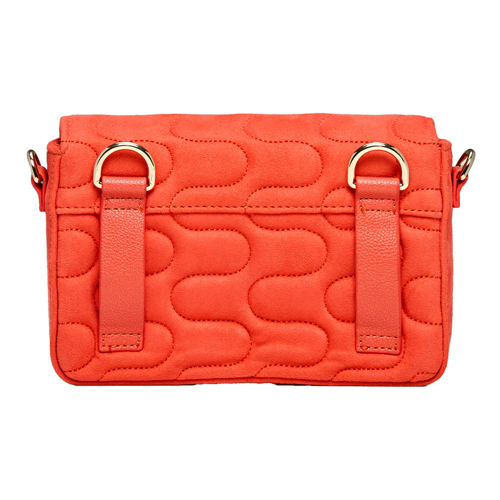 WOLF 1834 Mimi Swirl Cross Body Bag with Scarf – Radiant Red - Image 6