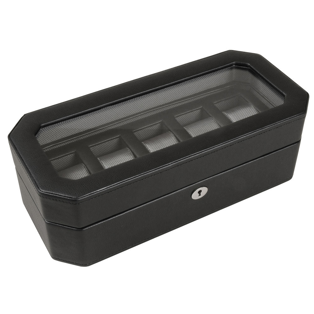 WOLF 1834 Windsor 5-Piece Watch Box – Windsor Black - Image 1