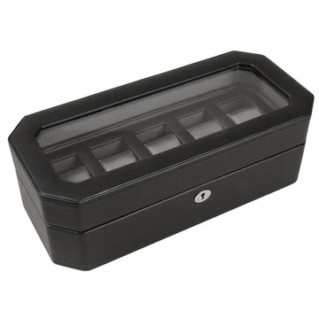 WOLF 1834 Windsor 5-Piece Watch Box – Windsor Black - Image 1