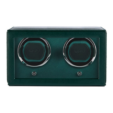 WOLF 1834 Cub Double Watch Winder with Cover – Green - Image 1