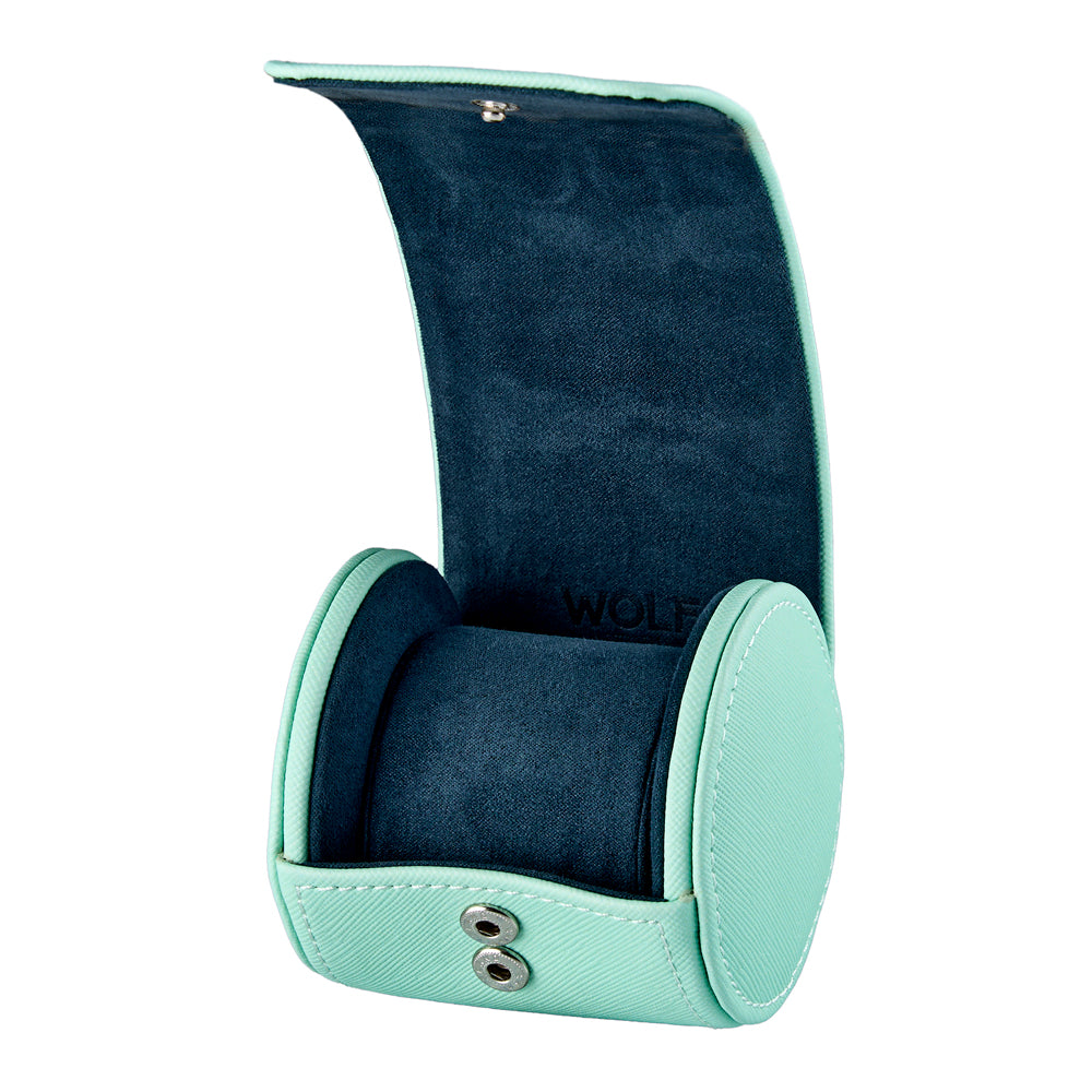 WOLF 1834 Seltzer Single Watch Roll – Mint/Teal - Image 3
