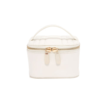WOLF 1834 Maria Zip Jewelry Cube - White - Image 1