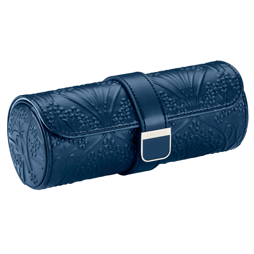 WOLF 1834 X Liberty Triple Watch Roll – Navy - Image 2