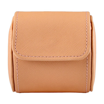 WOLF 1834 Seltzer Single Watch Roll – Peach/Mint - Image 1
