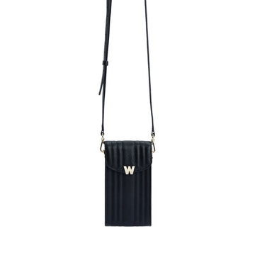 WOLF 1834 Mimi Phone Case with Wristlet & Lanyard – Black - Image 1