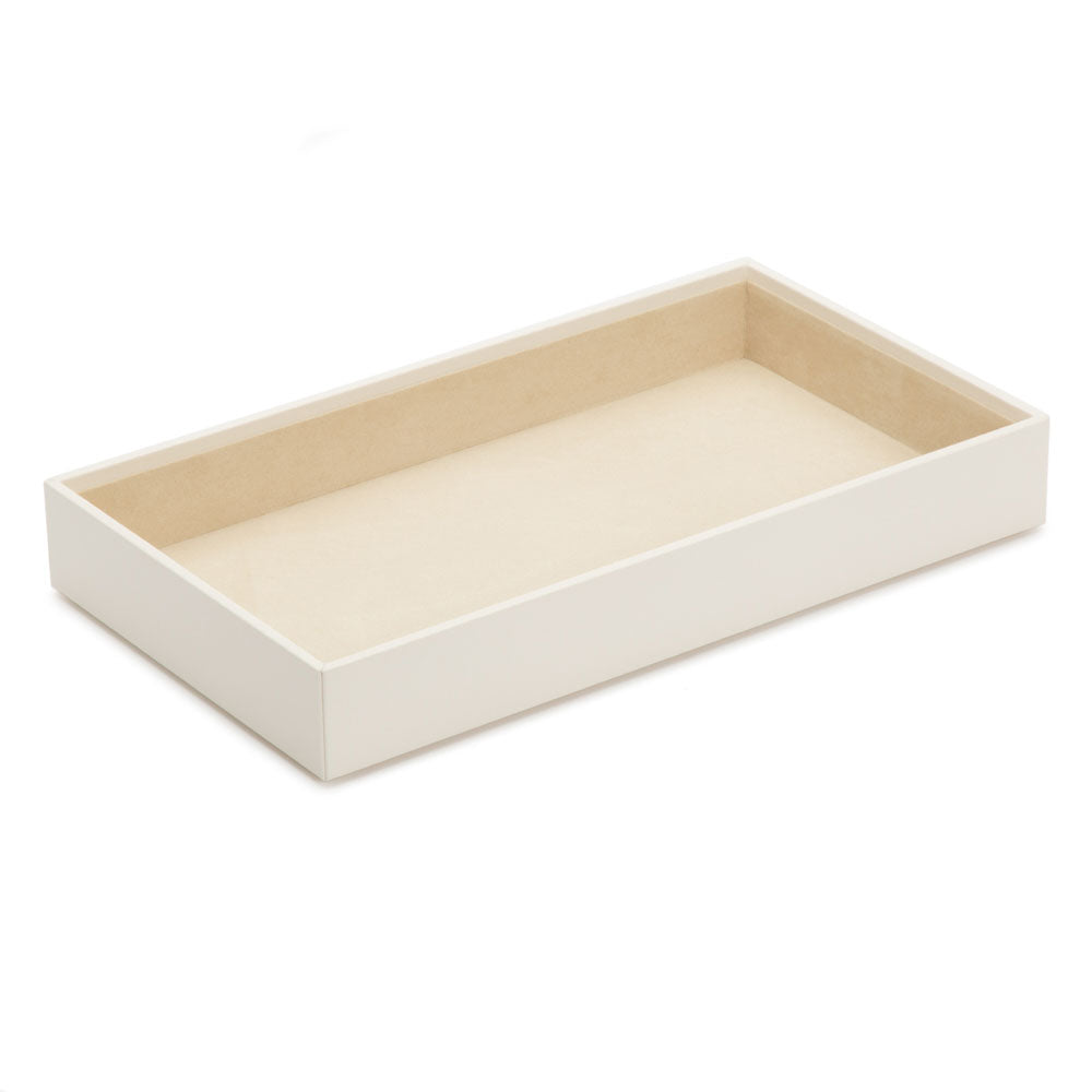 WOLF 1834 Vault 2" Deep Tray – Ivory, Stackable Jewelry Organizer with LusterLoc™ Anti-Tarnish Lining - Image 2