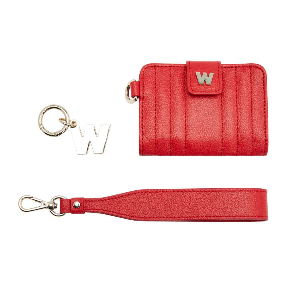 WOLF 1834 Mimi Credit Card Holder with Wristlet – Red - Image 8