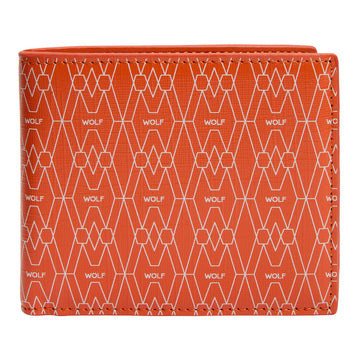 WOLF 1834 Signature Billfold & Coin - Orange - Image 1