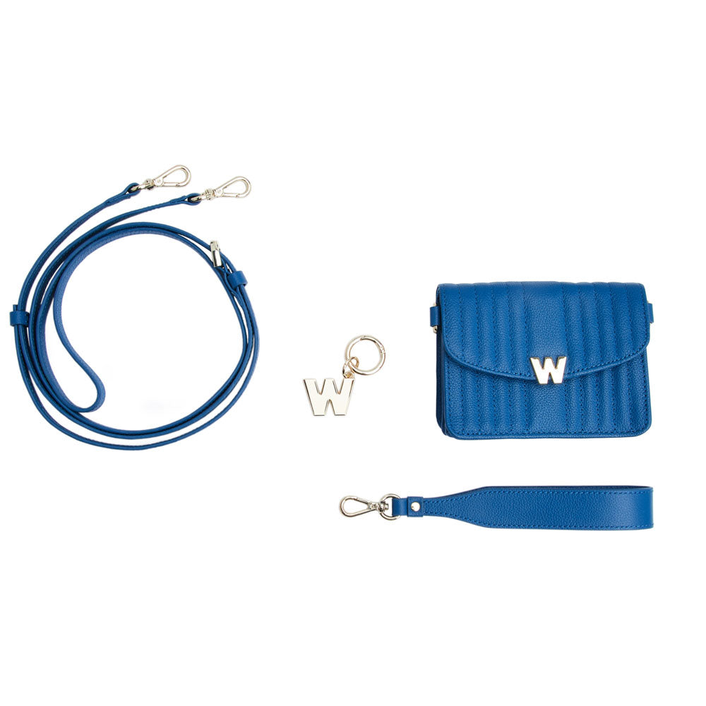 WOLF 1834 Mimi Mini Bag with Wristlet & Lanyard – Marine - Image 10