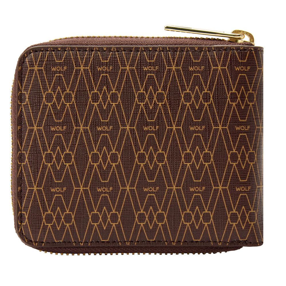 WOLF 1834 Signature Zip Wallet - Brown - Image 4