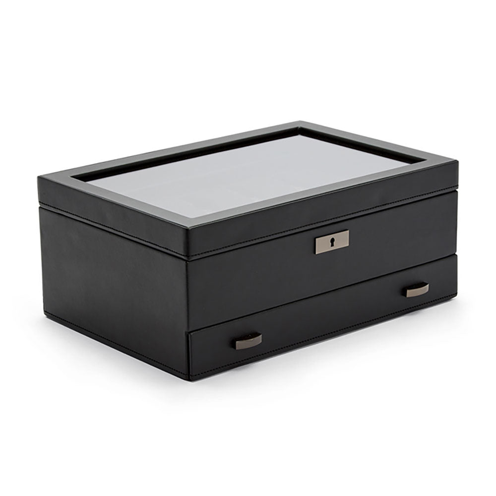 WOLF 1834 Axis 10-Piece Watch Box with Drawer – Powder Coat - Image 2