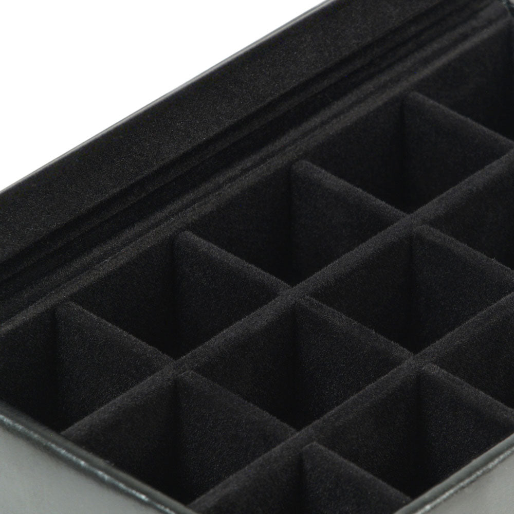 WOLF 1834 Heritage 15-Piece Cufflink Box - Black - Image 4