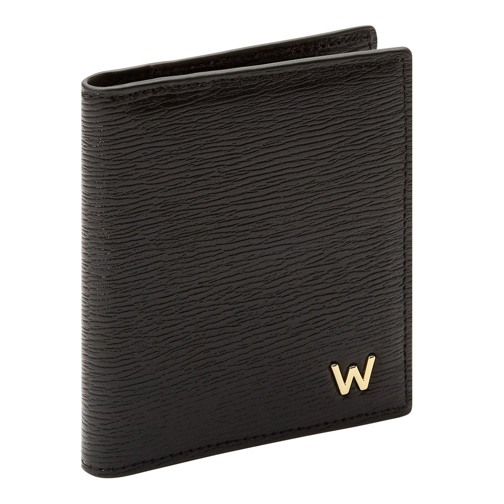 WOLF 1834 W ID Card Case – RFID-Blocking Leather Card Holder with Window Pocket (Black) - Image 2