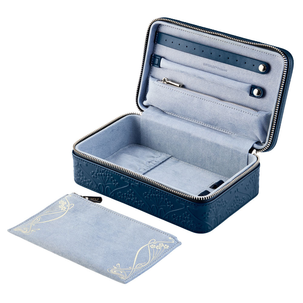 WOLF 1834 x Liberty Medium Zip Case – Navy - Image 4