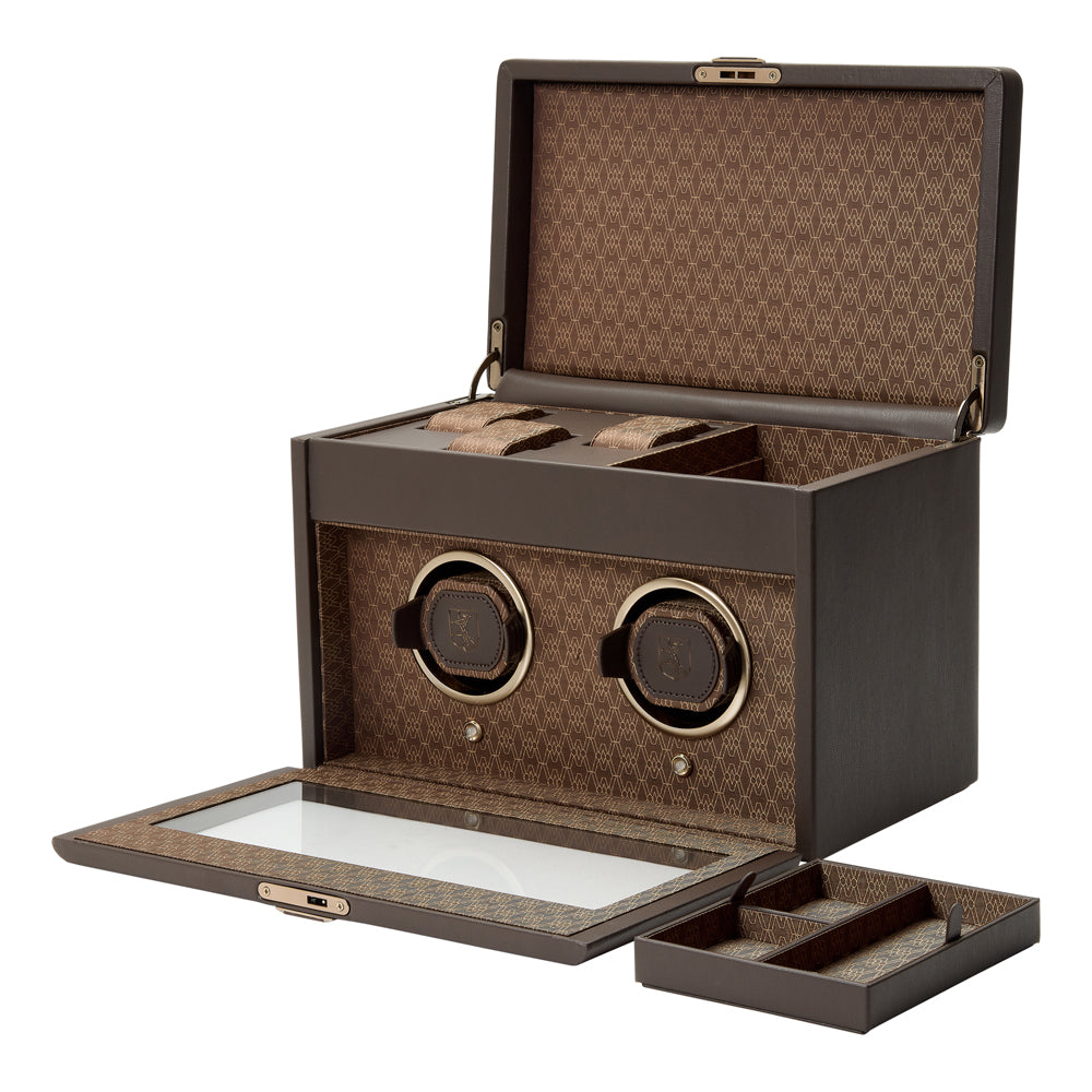 WOLF 1834 Earth Double Watch Winder – Coffee (190th Anniversary Edition) - Image 4