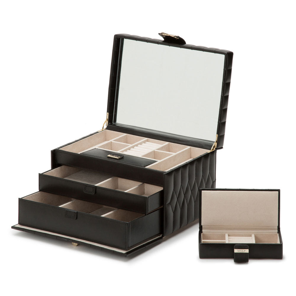 WOLF 1834 Caroline Medium Jewelry Case – Black - Image 4