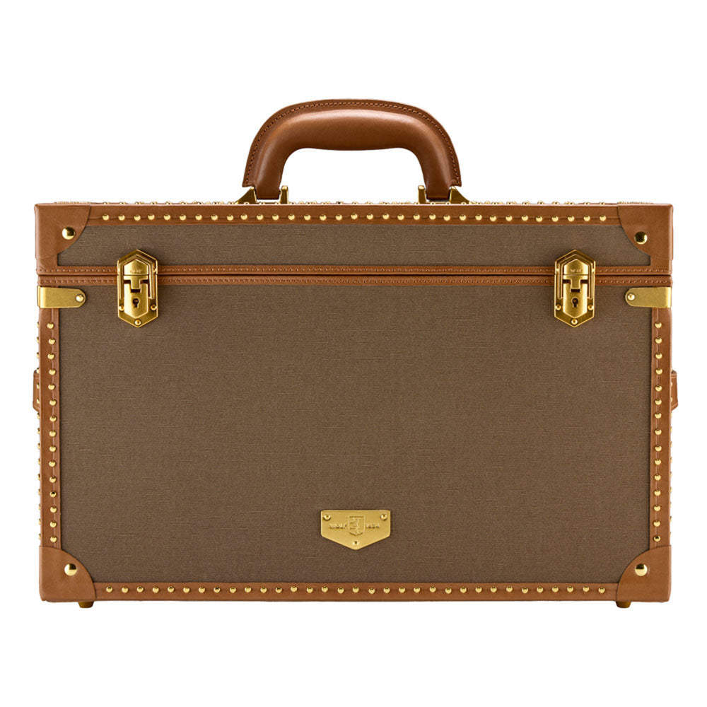 WOLF 1834 Ida Extra Large Jewelry Trunk - Khaki - Image 1