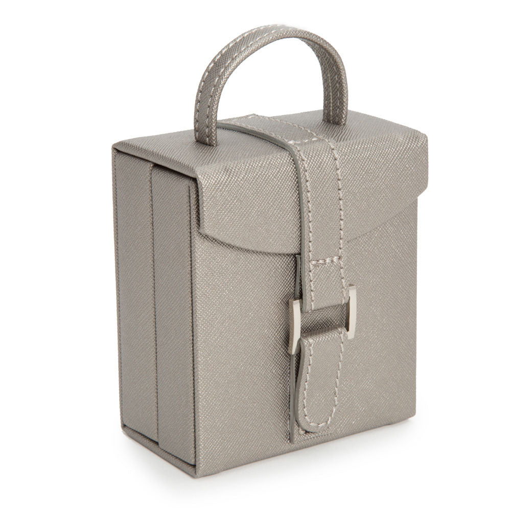 WOLF 1834 Heritage Fold-Out Jewelry Box – Pewter Saffiano - Image 2