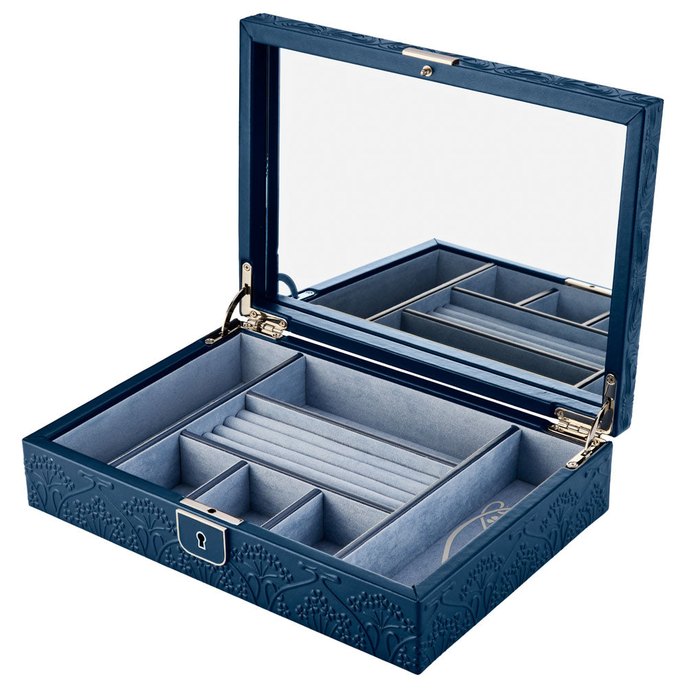 WOLF 1834 X LIBERTY Medium Jewelry Box – Navy - Image 3