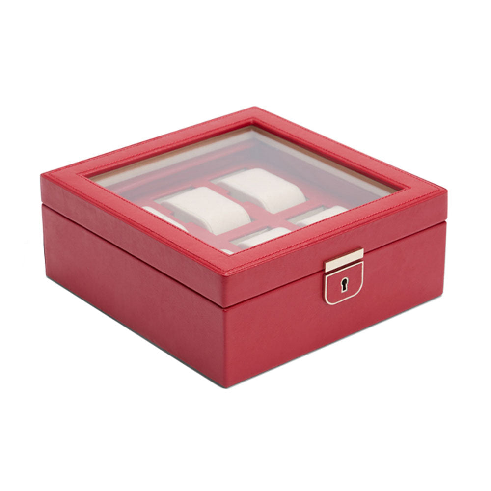 WOLF 1834 Palermo 6 Piece Watch Box - Pewter - Image 2