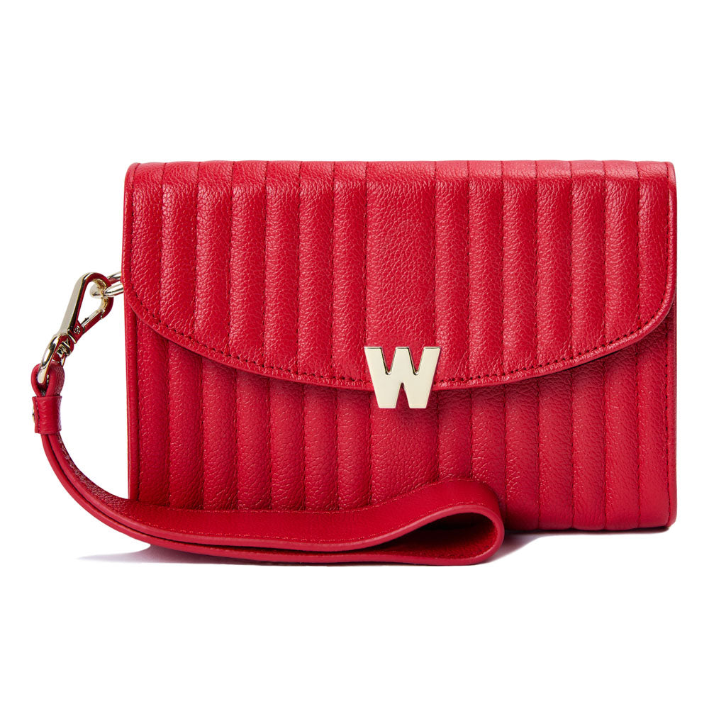 WOLF 1834 Mimi Crossbody Bag with Wristlet - Red - Image 2