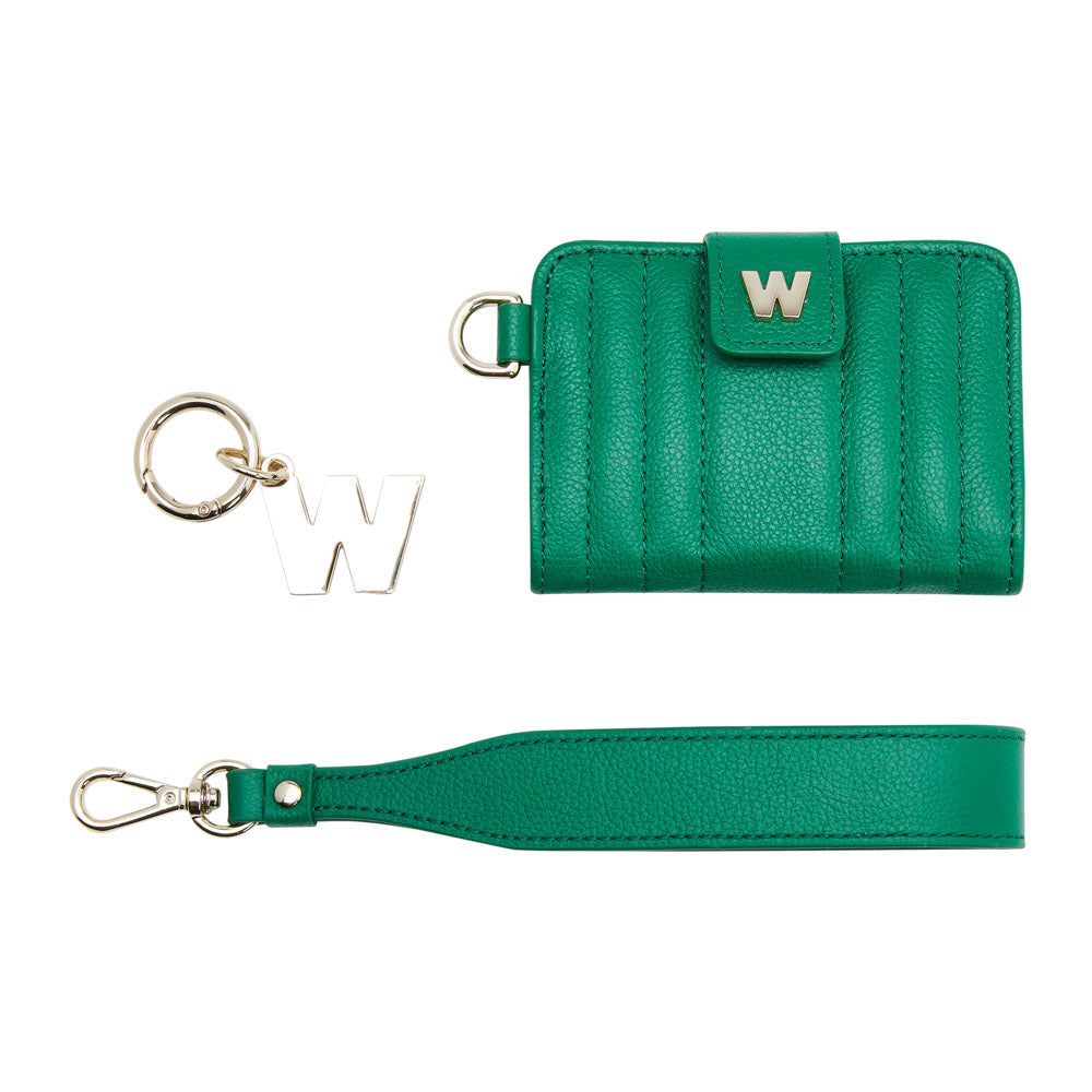 WOLF 1834 Mimi Credit Card Holder with Wristlet - Forest Green - Image 8