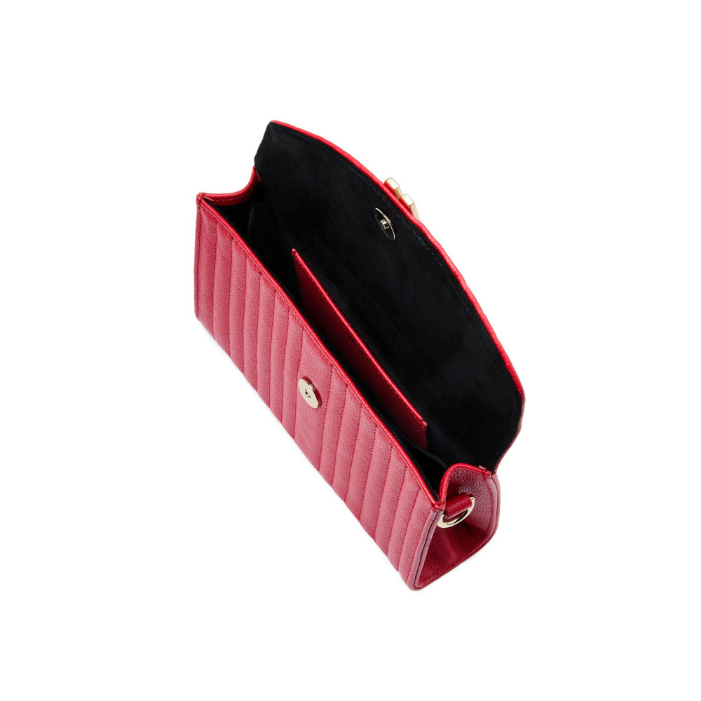 WOLF 1834 Mimi Crossbody Bag with Wristlet - Red - Image 4