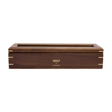 WOLF 1834 Analog:Shift Flatiron II 5-Piece Watch Box – Walnut