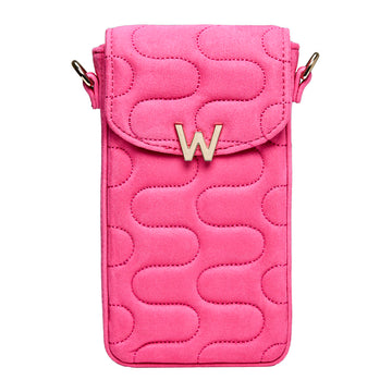 WOLF 1834 Mimi Swirl Phone Bag – Pink Flash - Image 1