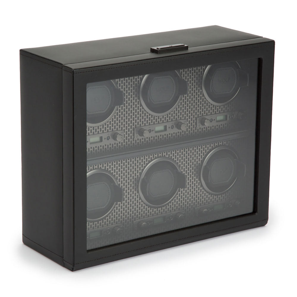 WOLF 1834 Axis 6 Piece Watch Winder – Powder Coat - Image 2