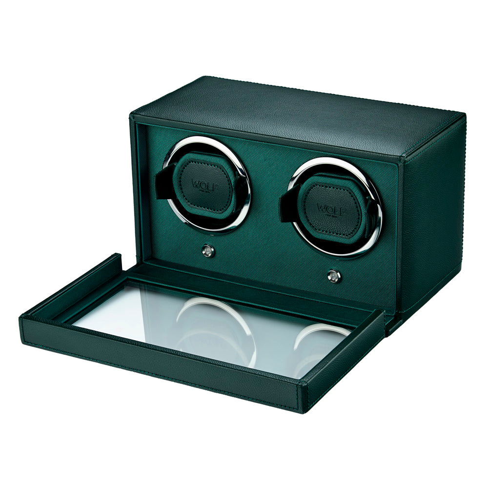 WOLF 1834 Cub Double Watch Winder with Cover – Green - Image 3